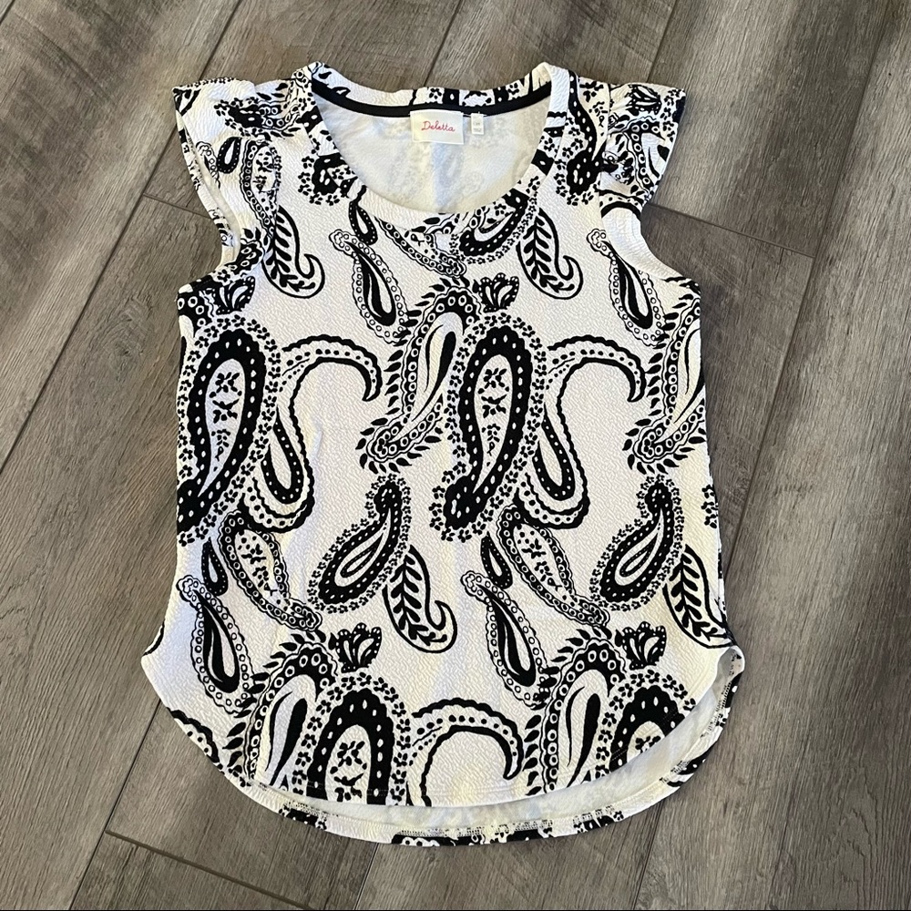 Deletta Madrona Paisley top - Picture 3 of 7